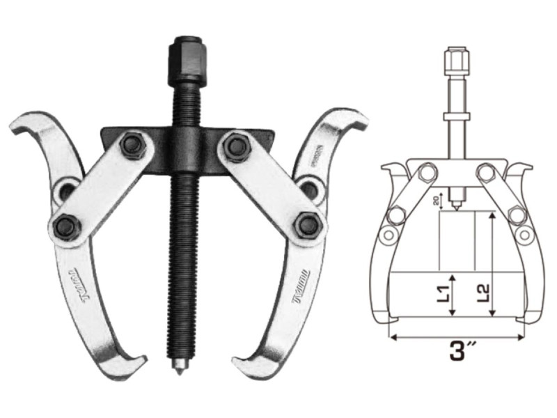 TOTAL TWO JAWS PULLER 3" (THTGP236)