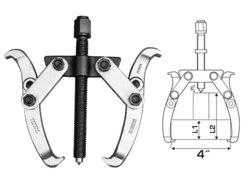 TOTAL TWO JAWS PULLER 4" (THTGP246)