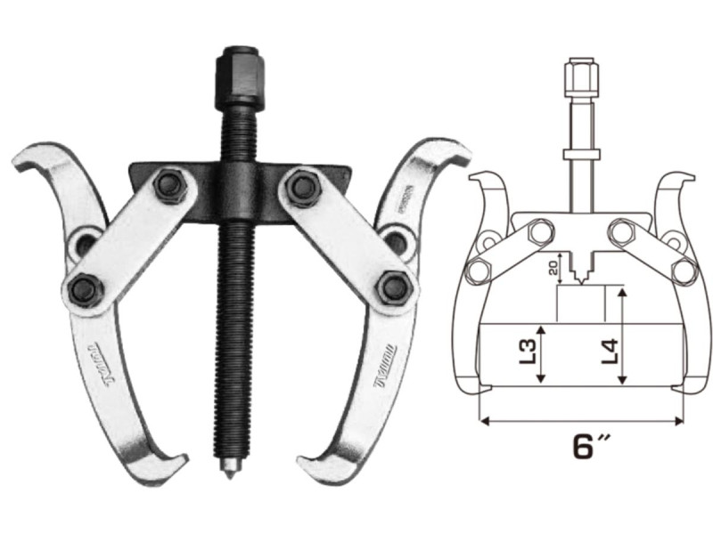 TOTAL TWO JAWS PULLER 6" (THTGP266)