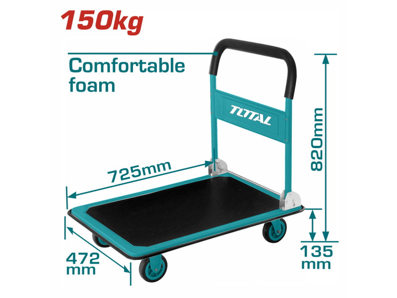 TOTAL ΠΛΑΤΦΟΡΜΑ ΜΕΤΑΦΟΡΑΣ ΠΤΥΣΣΟΜΕΝΗ 150Kg (THTHP11502)