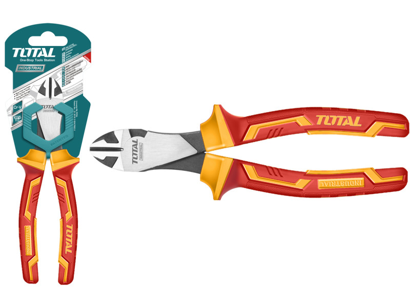 TOTAL INSULATED HEAVY DUTY DIAGONAL CUTTING PLIER 1000V 180mm (THT2571)