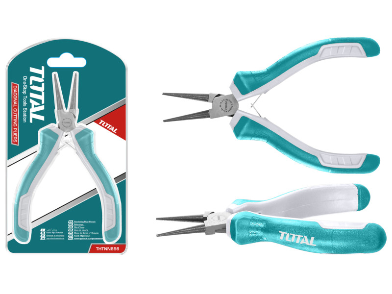 TOTAL MINI ROUND NOSE PLIER 115mm / 4.5" (THTMN656)