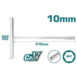TOTAL T-HANDLE SOCKET WRENCH 10mm (THTSW1006)
