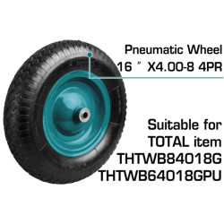 TOTAL PNEUMATIC WHEEL 4.00-8 / 16" FOR THTWB84018G (THTWB84018G-W)