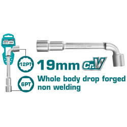 TOTAL L-ANGLED SOCKET WRENCH 19mm (THWL1906)