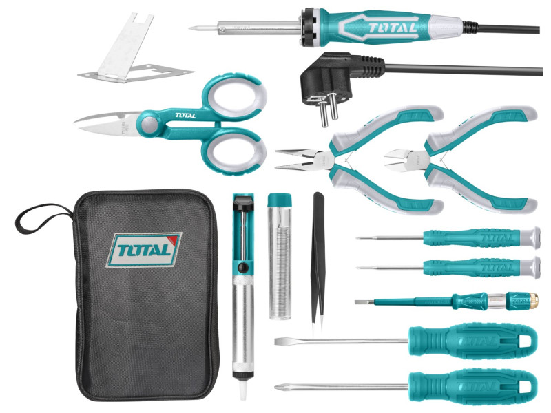 TOTAL 13 Pcs Telecom Tools set (TKTTSK0132)