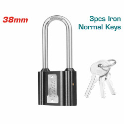 TOTAL Long shackle iron padlock 38mm (TLK31381L)