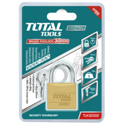 TOTAL BRASS PADLOCK 30mm (TLK32302)