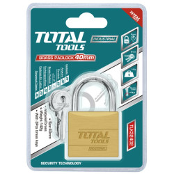 TOTAL BRASS PADLOCK 40mm (TLK32402)