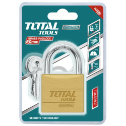 TOTAL BRASS PADLOCK 50mm (TLK32502)