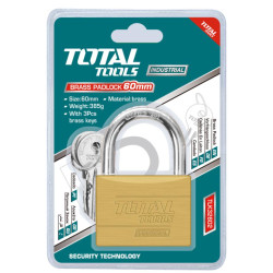 TOTAL BRASS PADLOCK 60mm (TLK32602)