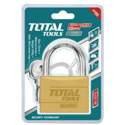 TOTAL BRASS PADLOCK 70mm (TLK32702)