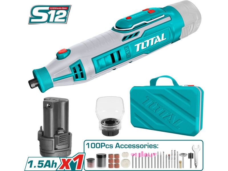 TOTAL Lithium-ion grinder 12V (TMGLI12011)