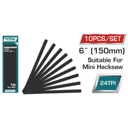 TOTAL MINI HACKSAW BLADE 10PCS (TMHSB1501)