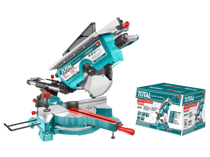 TOTAL MITRE SAW AND TABLE SAW 1.800W / Φ-305mm (TMS43183051)