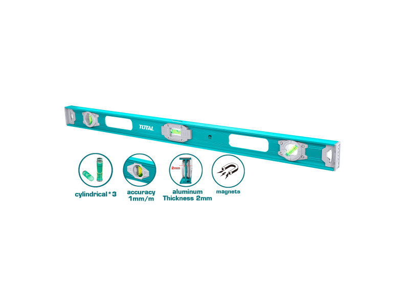 TOTAL MAGNETIC SPIRIT LEVEL 100cm (TMT210026)