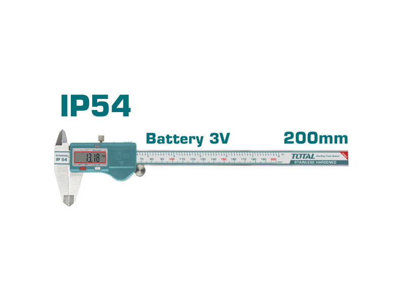 TOTAL Digital caliper 200mm (TMT322006)