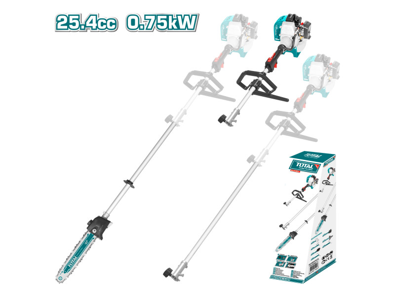 TOTAL Gasoline Pole Pruner saw 25.4cc (TMT52511)