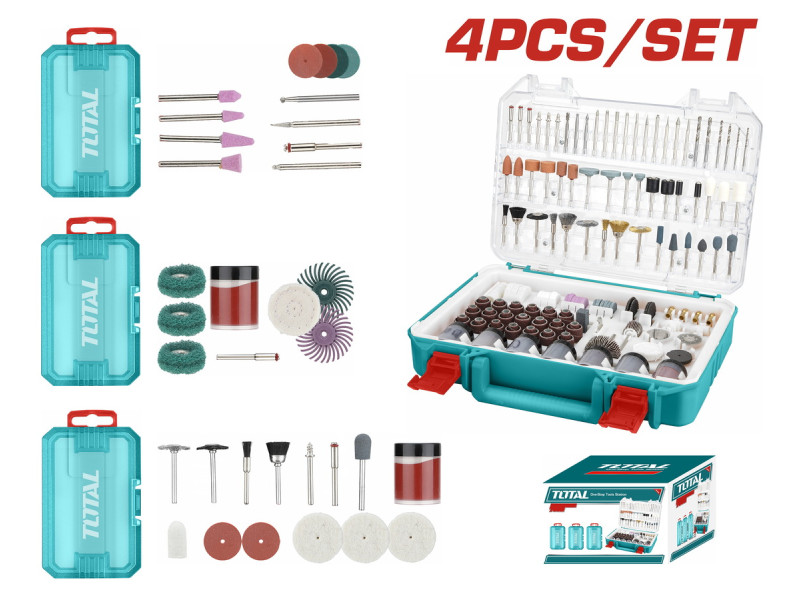 TOTAL Accessories of mini drill 4Sets (TOS23035)