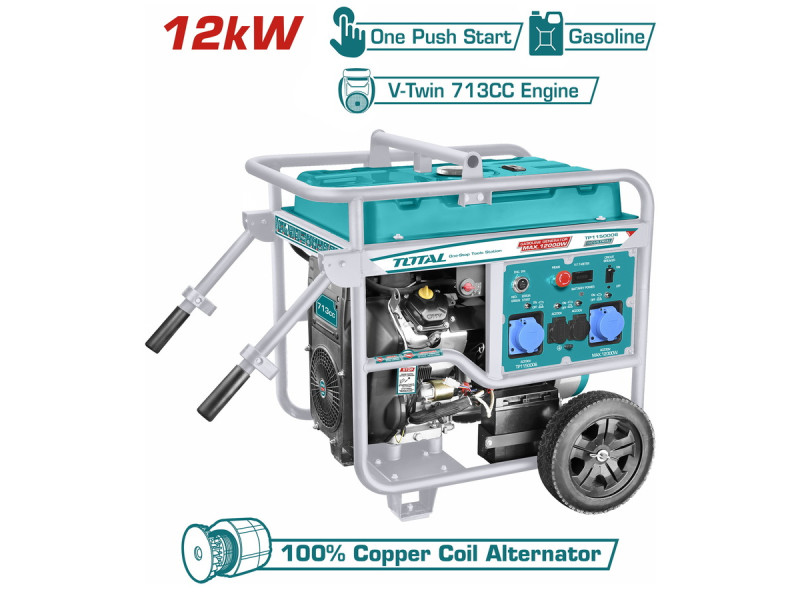 TOTAL GASOLINE GENERATOR 12.000W (TP1150006)