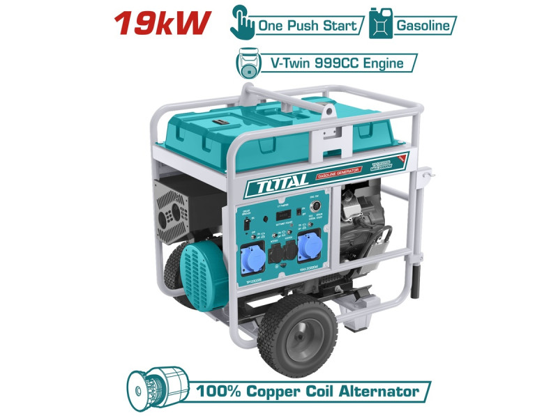 TOTAL Gasoline generator 19.000W (TP1200006)