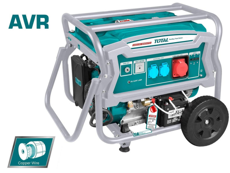 TOTAL GASOLINE GENERATOR 7.500W 380V (TP175006ET)