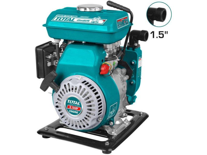 TOTAL Gasoline water pump 1-1/2" - 2.5HP (TP3151)