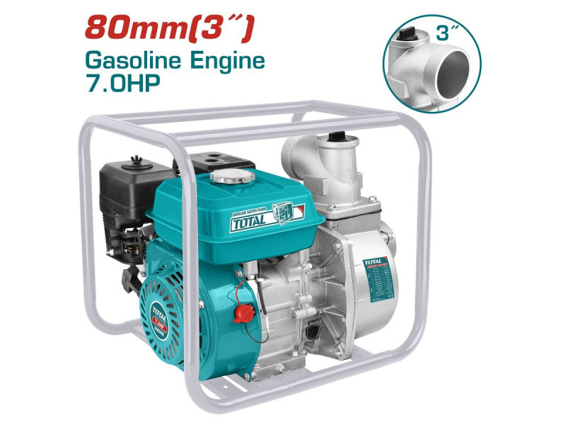 TOTAL Gasoline water pump 3" (TP38012)