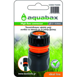AQUABAX PLASTIC CONNECTOR 1/2" - 5/8" (TS3005)