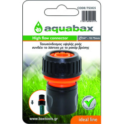 AQUABAX PLASTIC CONNECTOR 3/4" (TS3025)