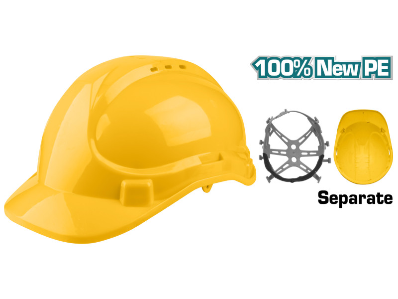 TOTAL SAFETY HELMET YELLOW (TSP2612)