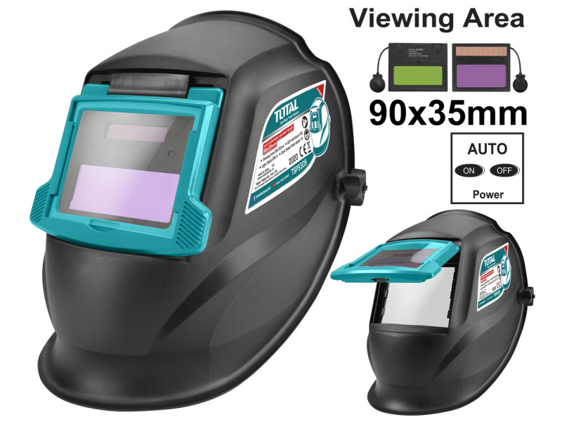 TOTAL AUTO DARKENING WELDING MASK (TSP9309)