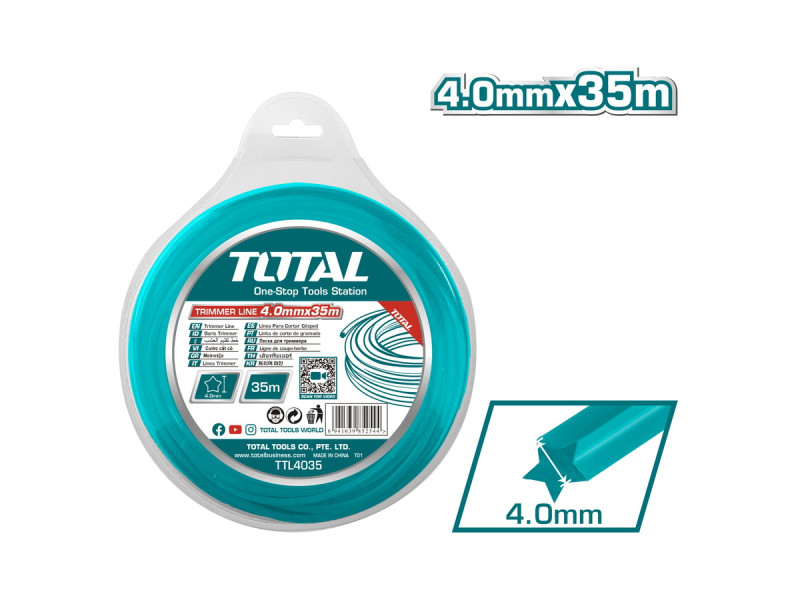 TOTAL TRIMMER LINE STAR DUAL POWER 4mm - 35mm (TTL4035)
