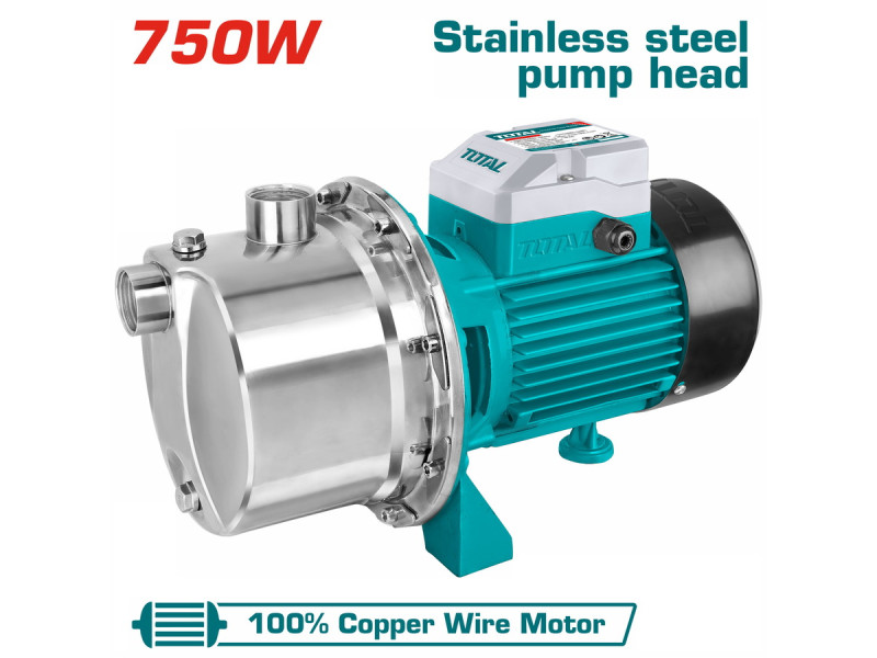 TOTAL Water pump INOX 750W (TWPS375062)